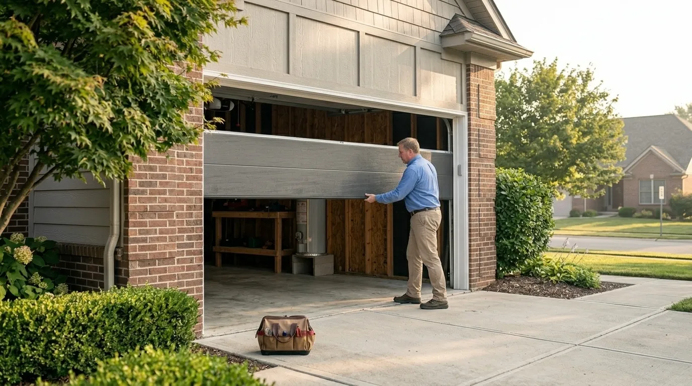 Garage door work by Portland Garage Door Pros in Portland, OR